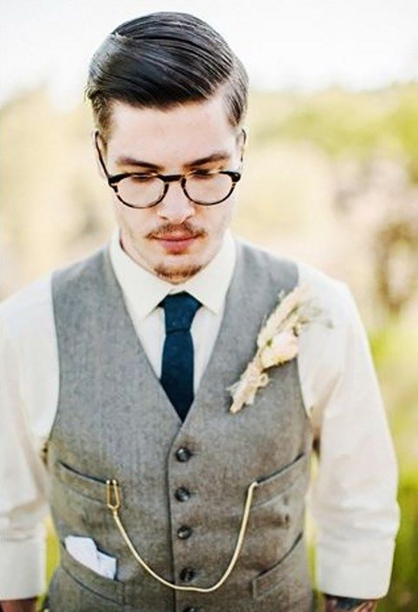 look sposo stile vintage